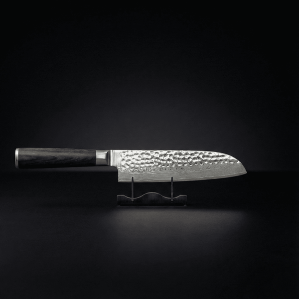 Japanese Hammered Santoku Knife – 7.1 inch (18 cm) Precision Blade