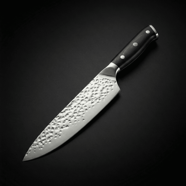 Japanese Hammered Chef's Knife – 7.9 inch (20 cm) Precision Blade