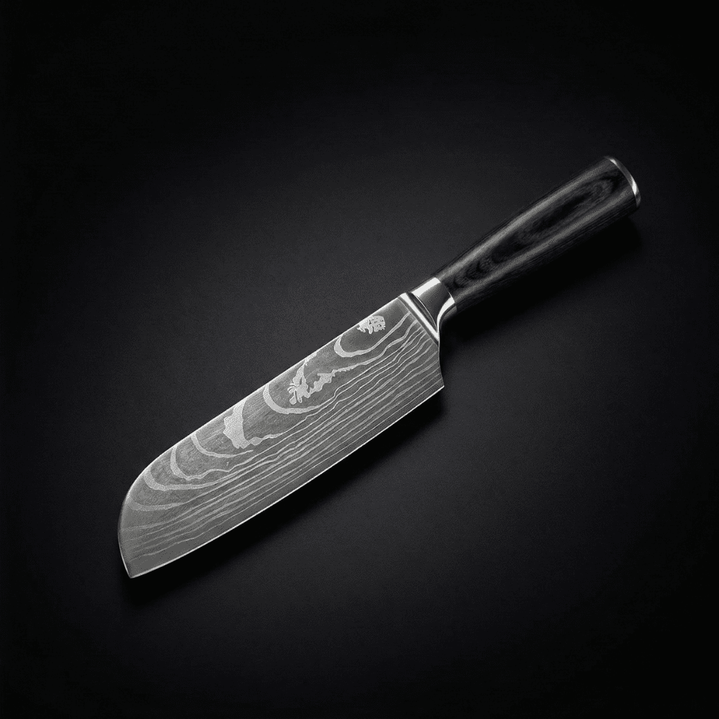 Japanese Santoku Knife – 5.1 inch (13 cm) Compact Blade