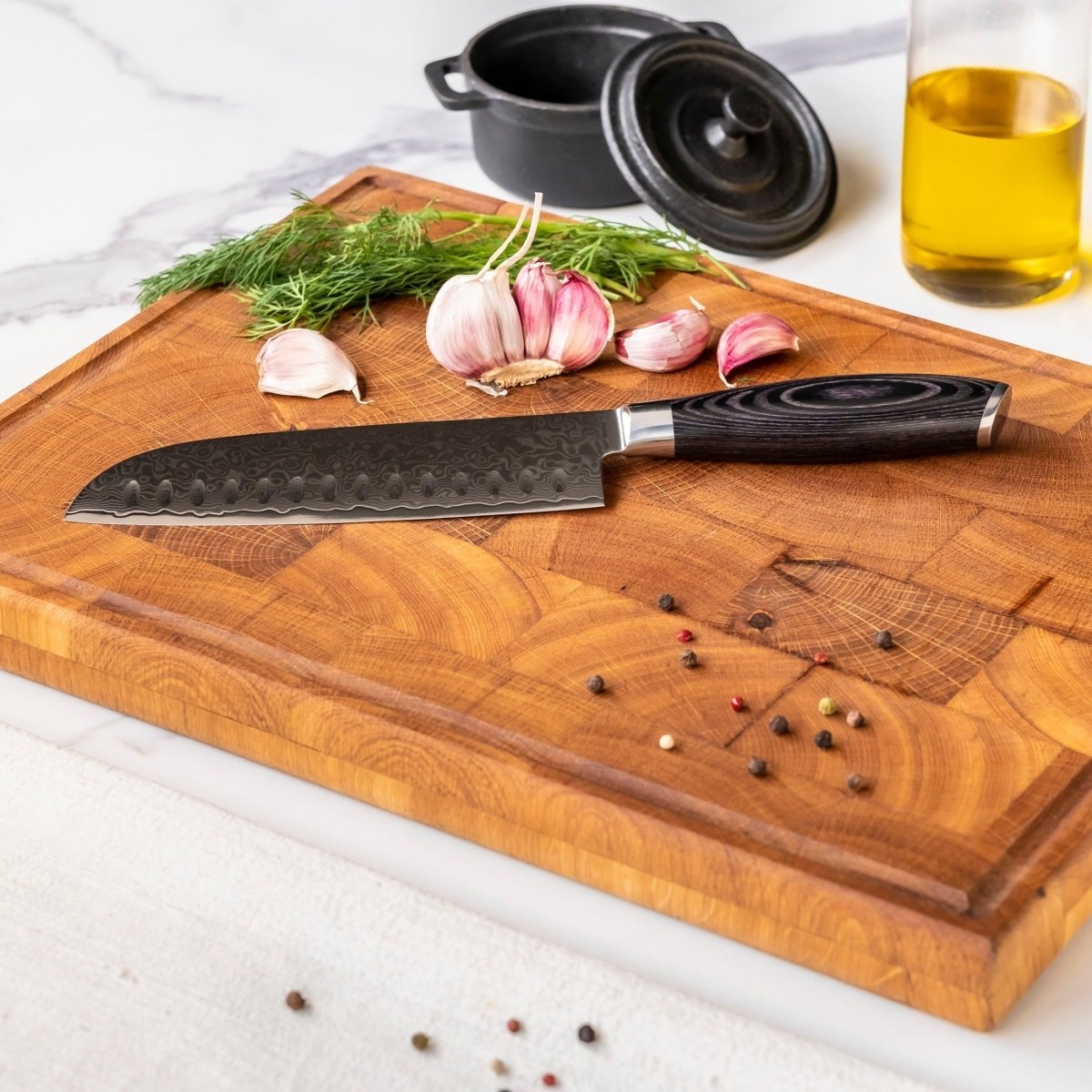 Japanese Santoku Knife – 7.1 inch (18 cm) Versatile Blade