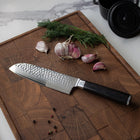 Japanese Hammered Santoku Knife – 7.1 inch (18 cm) Precision Blade