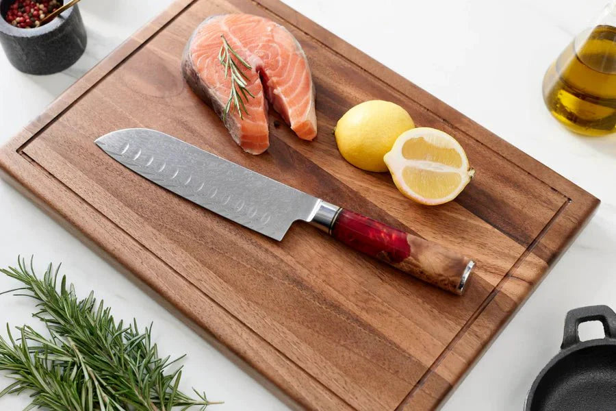 Japanese Damascus Nakama Shinku 5-Piece Chef's Knife Set – Precision Blades
