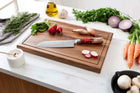 Japanese Damascus Shinku Santoku Knife – 6.9 inch (17.6 cm) Precision Blade