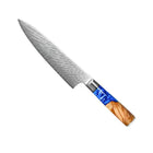 Limited Edition Japanese Damascus Knife Set – 6-Piece Sapphire Series