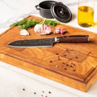 Japanese Hammered Damascus Chef's Knife Set – 3-Piece