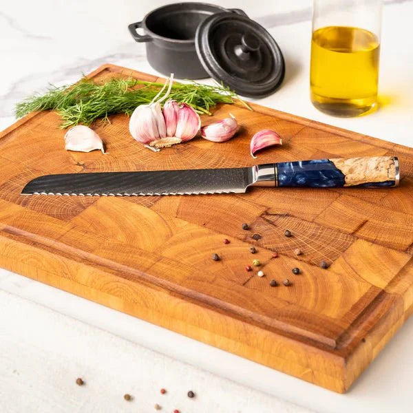 Professional Japanese Damascus Knife Set – 6-Piece Chef Grade
