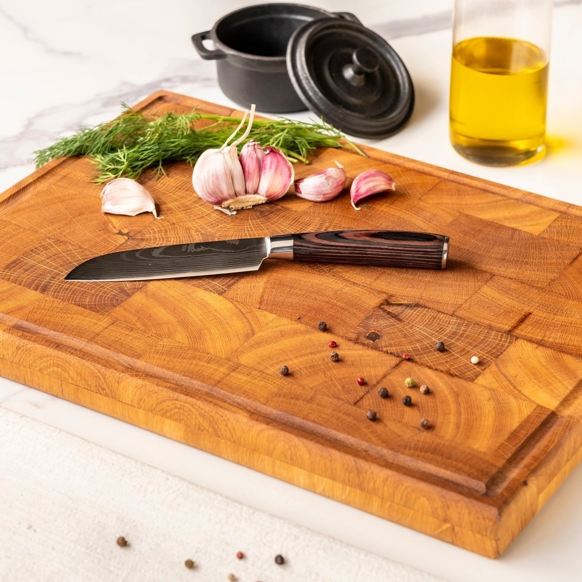 Japanese Santoku Knife – 5.1 inch (13 cm) Compact Blade