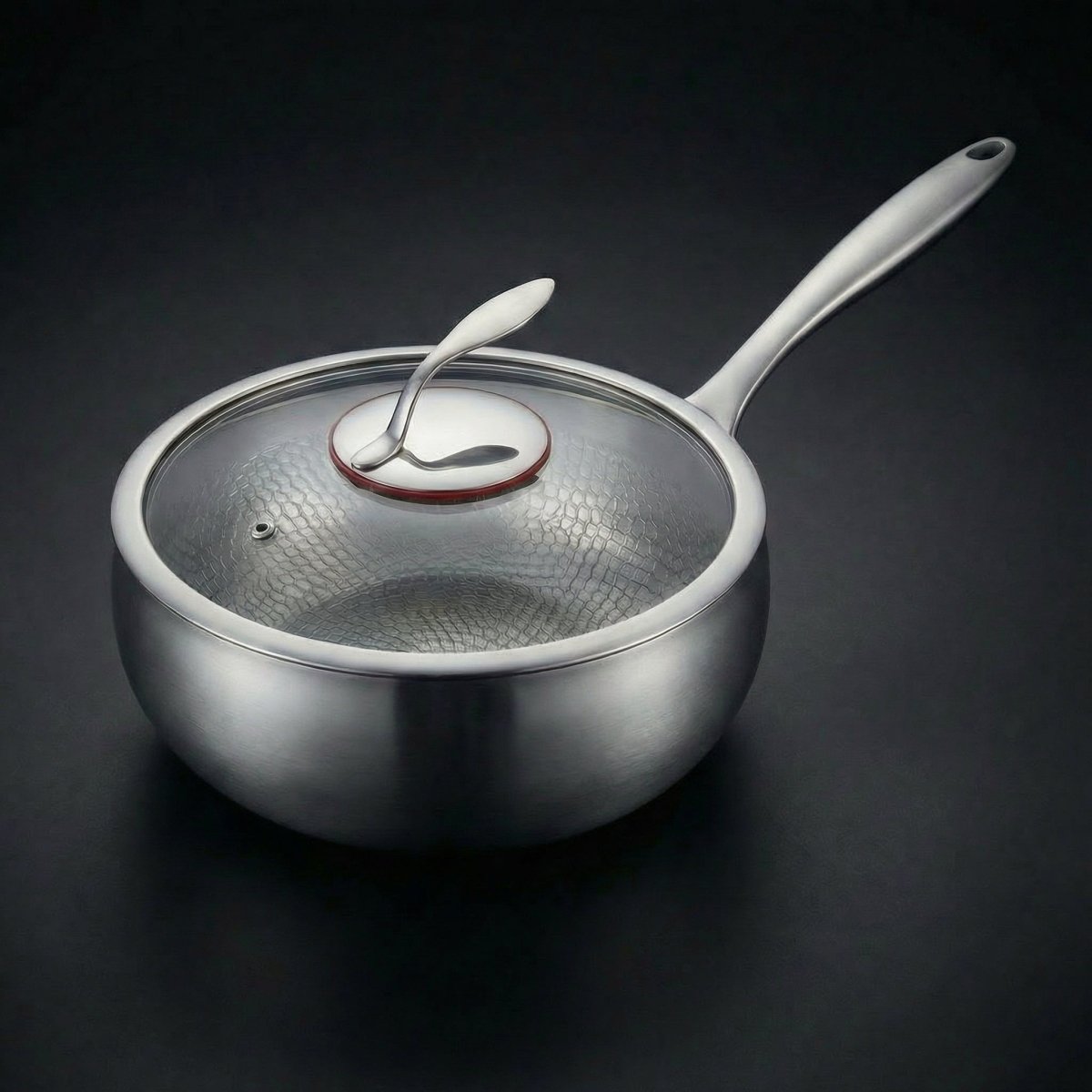 Hand-Hammered Titanium Sauté Pan