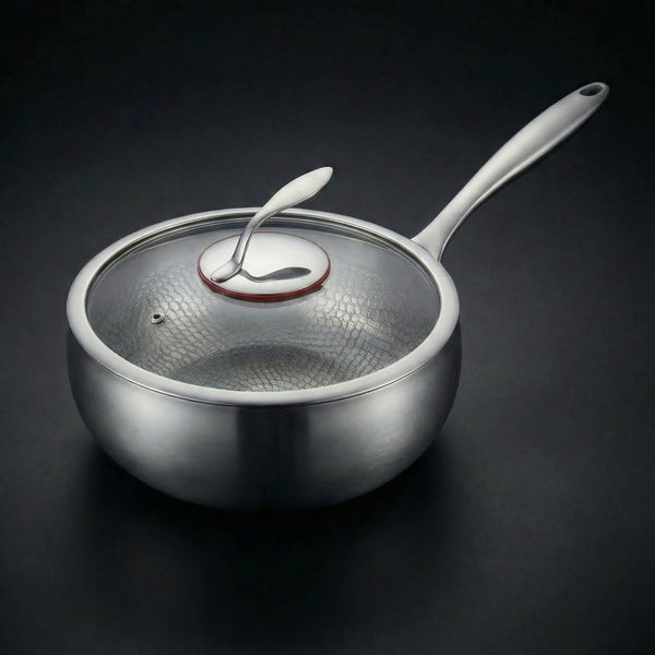 Hand-Hammered Titanium Sauté Pan