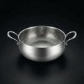 Hand-Hammered Deep Titanium Pot