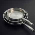 Hand-Hammered Titanium Pan – 3-Piece Set