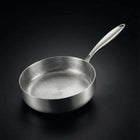 Hand-Hammered Titanium Pan with High Wall