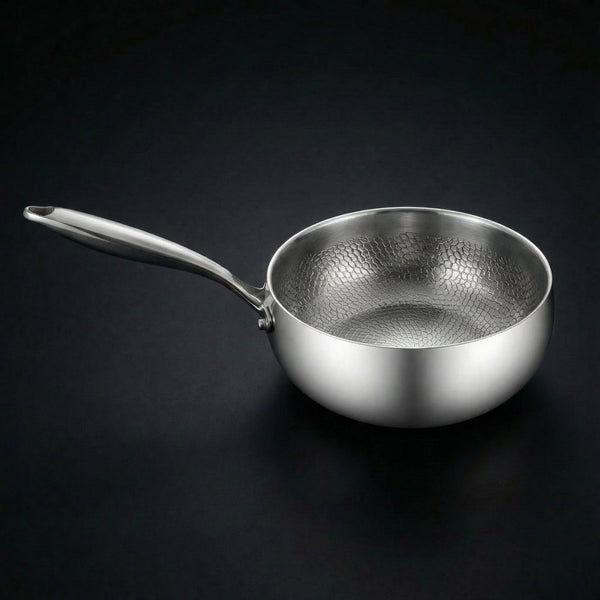 Hand-Hammered Titanium Sauté Pan