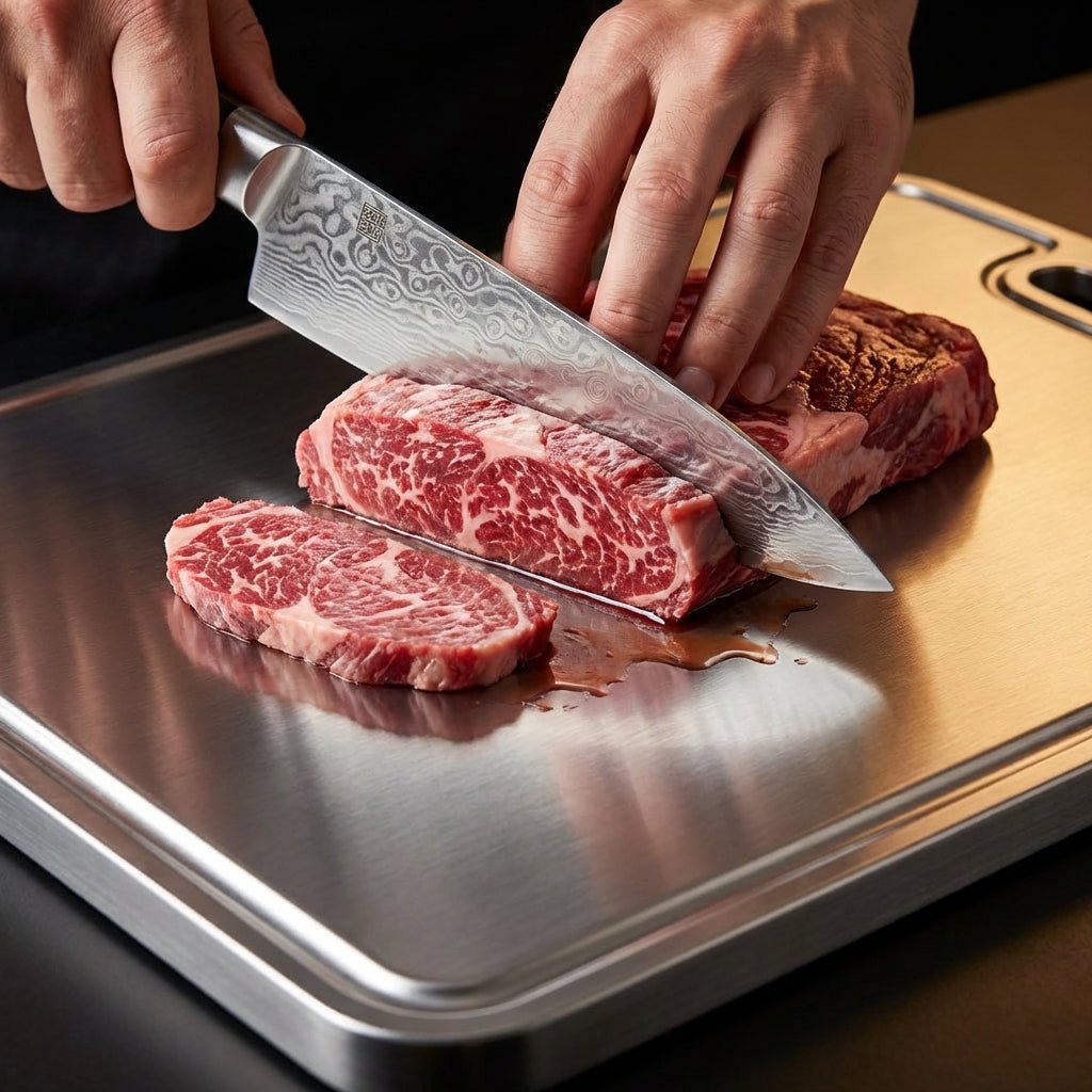 Pure Titanium Cutting Board – PFAS-Free