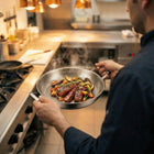 Hand-Hammered Titanium Pan with Two Handles